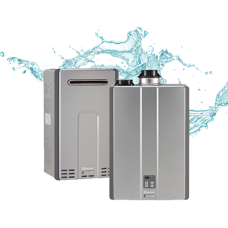 Rinnai tankless water heating